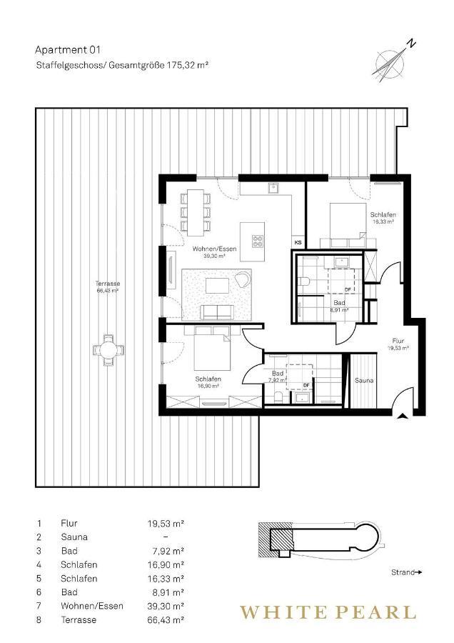 White Pearl Apartment 4 01 Timmendorfer Strand Esterno foto